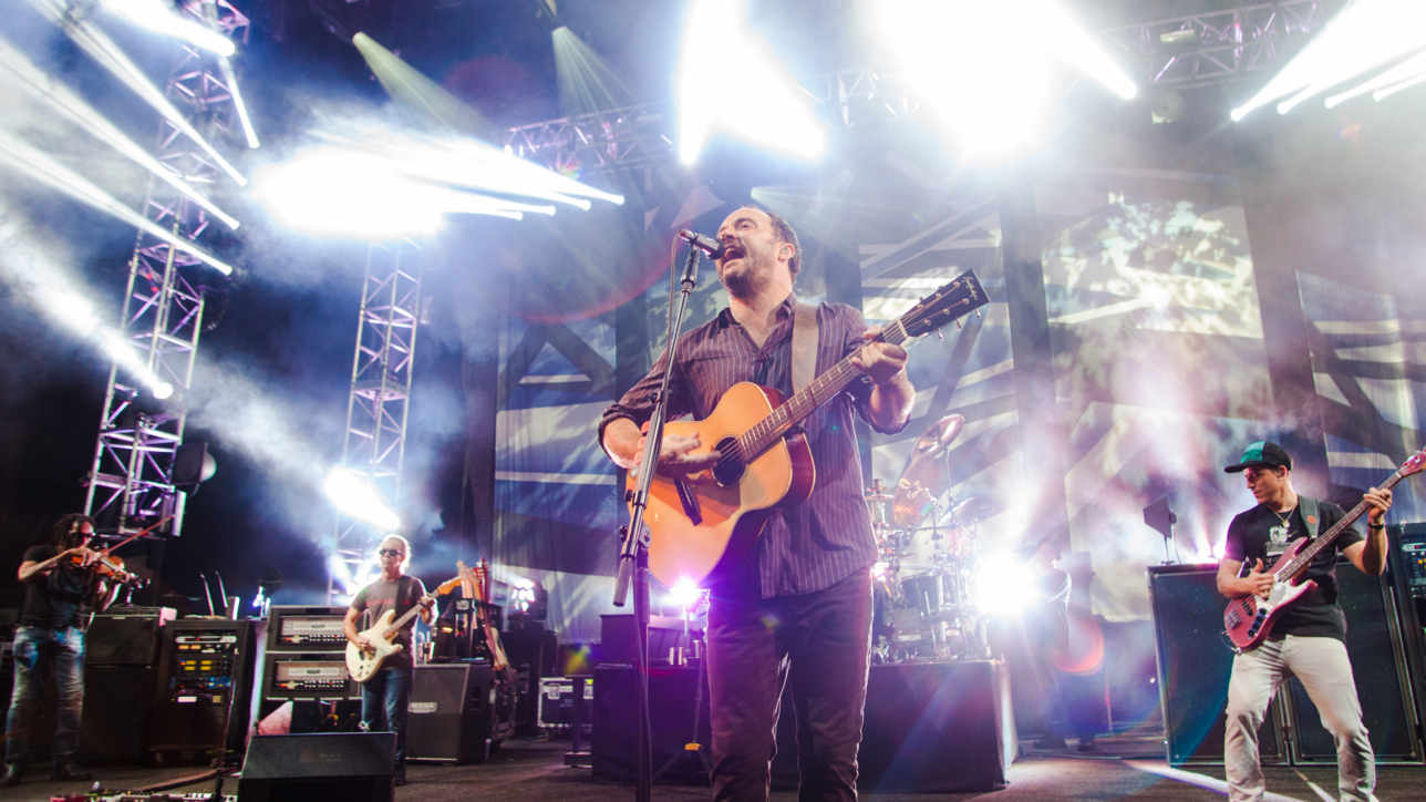 Dave shining as he plays The Cruzan Amphitheater - West Palm Beach